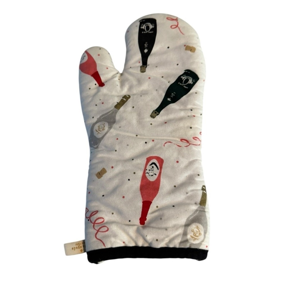 Kate Spade Oven Mitt Kitchen Wine Graphic
